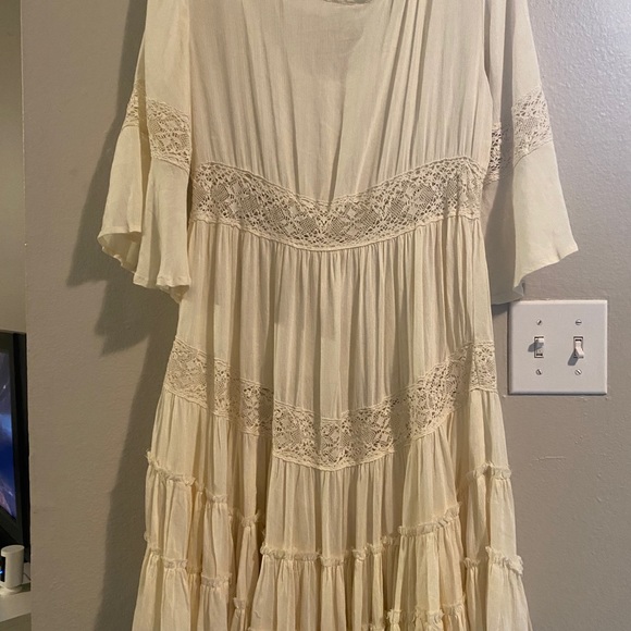 New Free People cream dress Sz XS - Picture 4 of 7